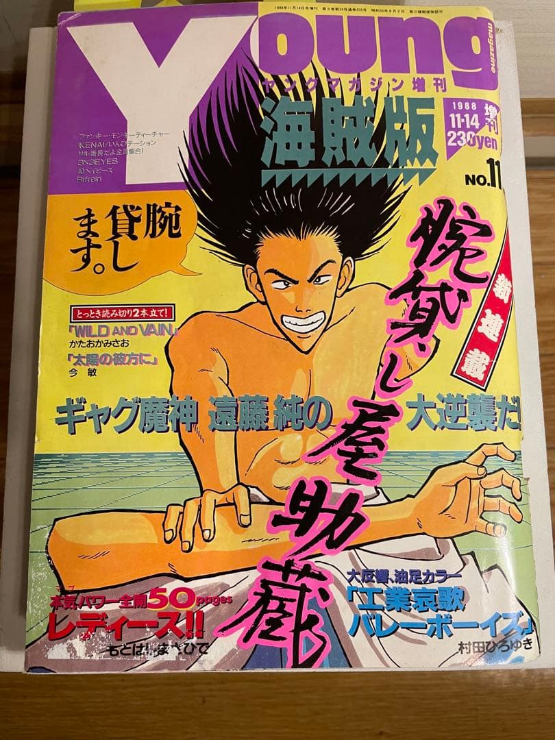 3X3EYESサザンアイズ ヤングマガジン 海賊版 No.11 AKIRA広告