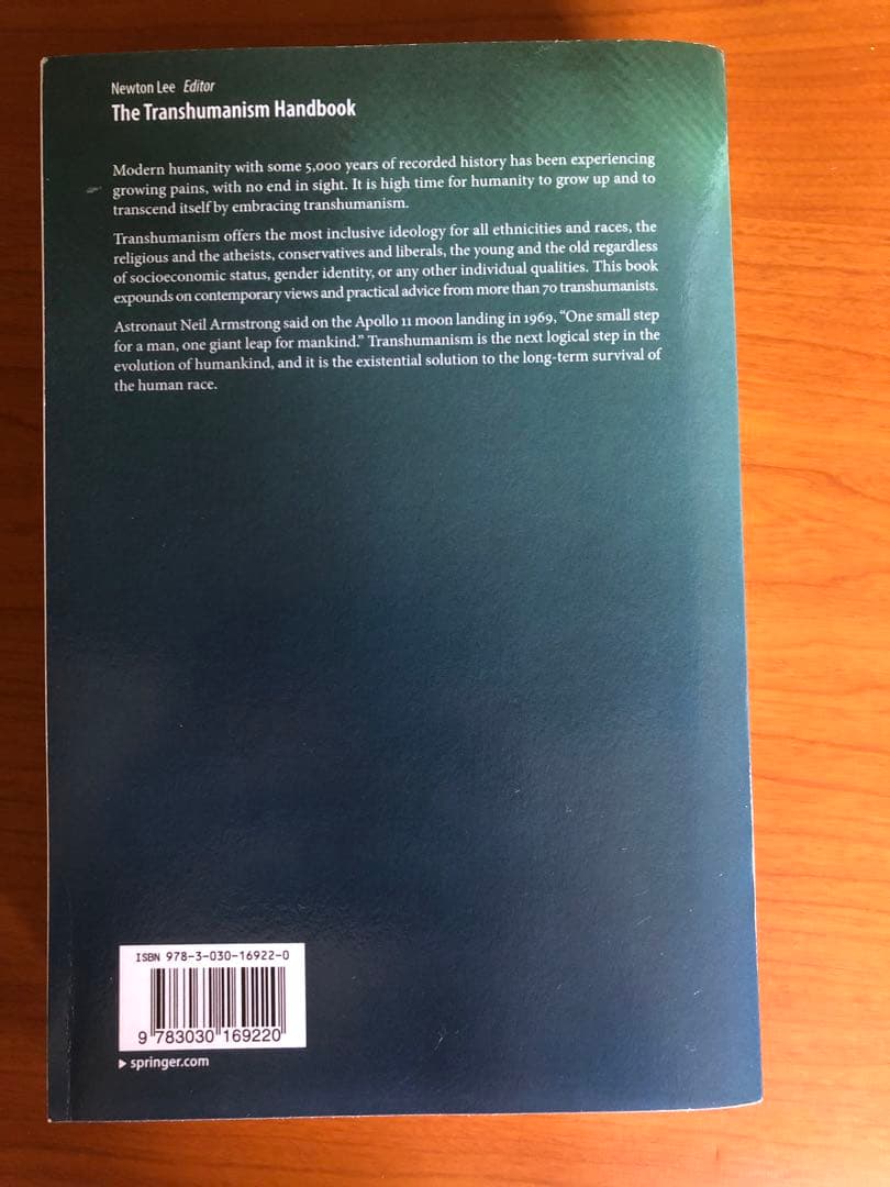 The Transhumanism Handbook トランスヒューマニズム