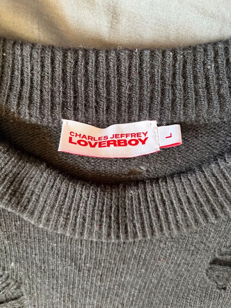 CHARLES JEFFREY LOVERBOY ディストレスセーター