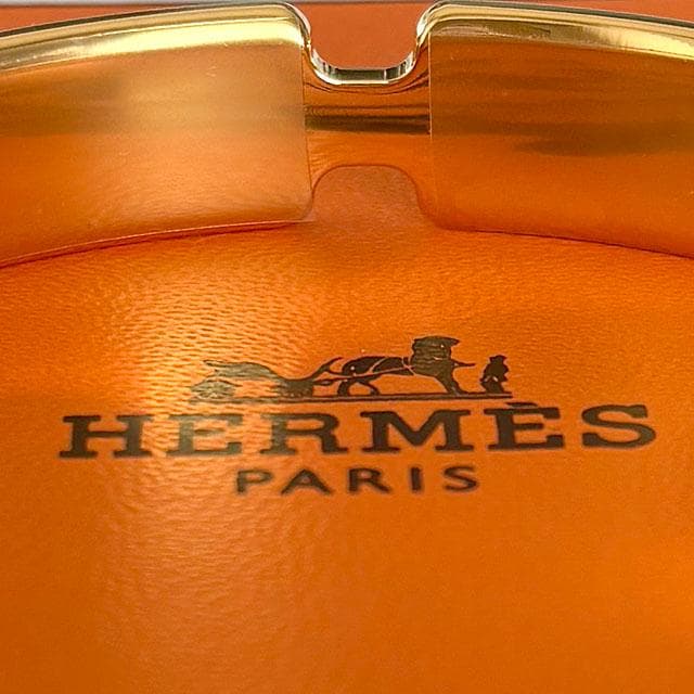 新品‼ エルメス オランプ バングル ブレスレット ゴールド×ホワイト