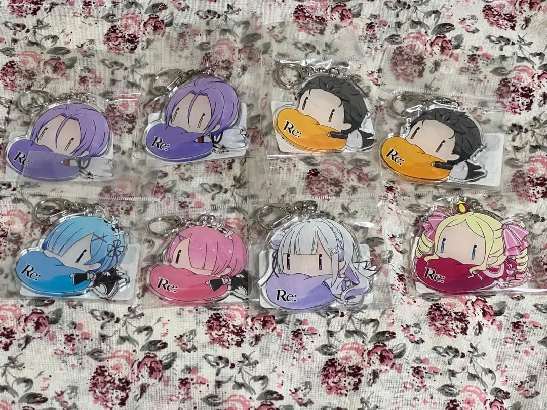 【未開封】Re:ゼロから始める異世界生活 ごろはむ アクリルキーホルダーセット