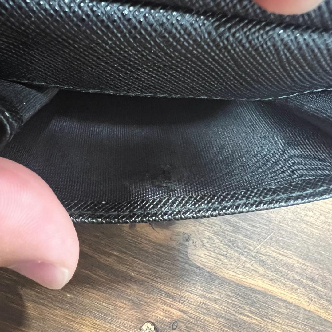 【極美品】22年横浜そごう購入 PRADA サフィアーノ財布 2MO738 完備