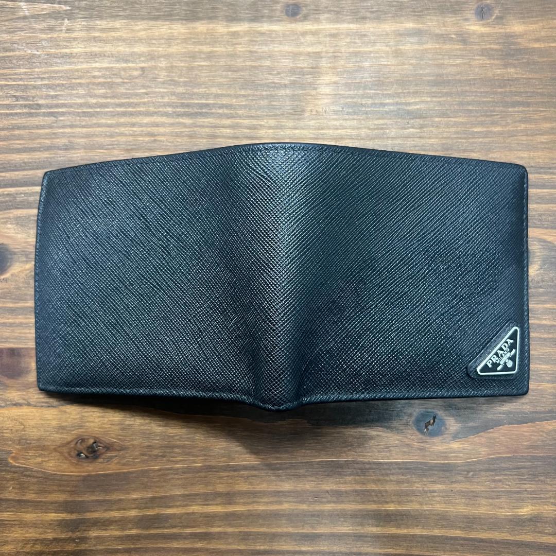 【極美品】22年横浜そごう購入 PRADA サフィアーノ財布 2MO738 完備