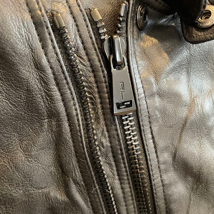 【最終出品】★ポロラルフローレン★本革ライダースジャケット140