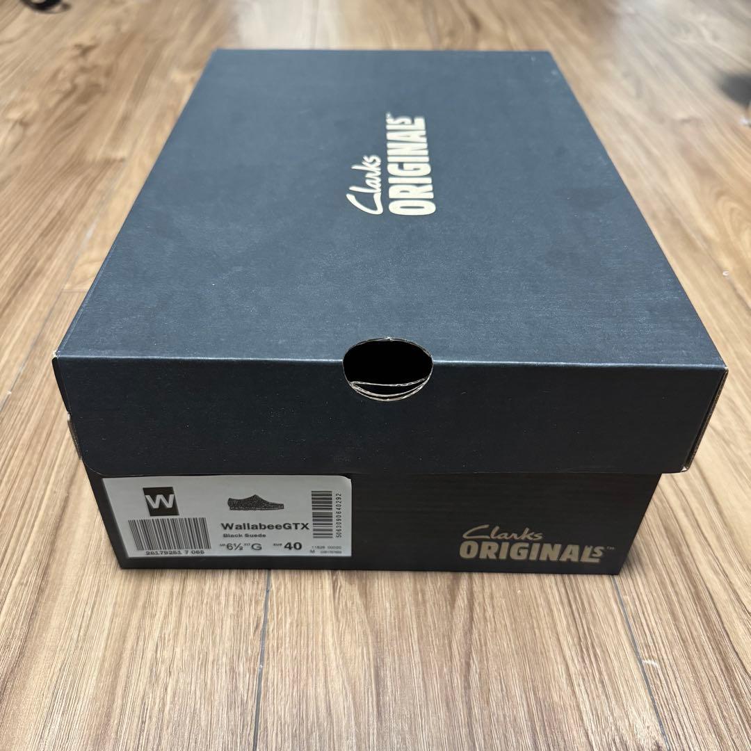 Clarks ワラビーゴアテックス ブラックスエード UK6.5