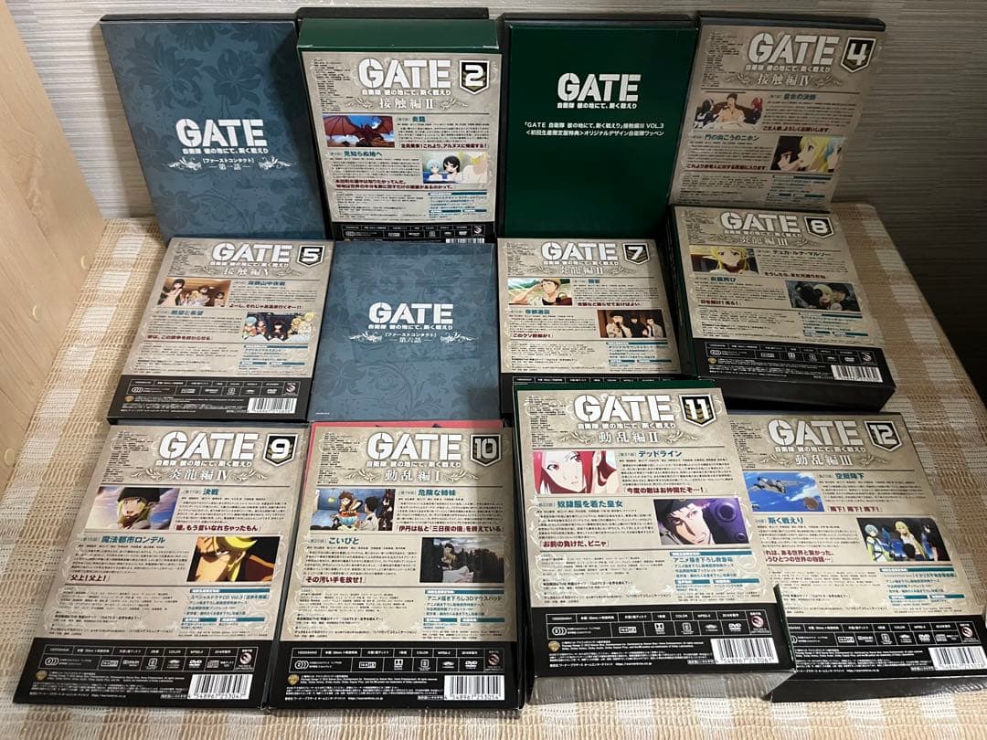 GATE 自衛隊 彼の地にて、斯く戦えり　初回生全12巻セット　DVD