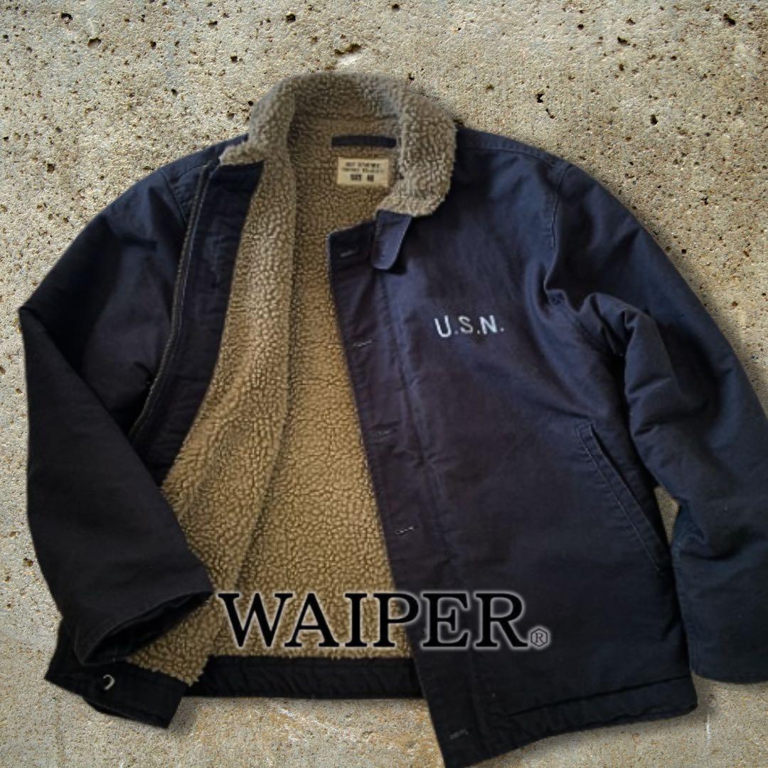 『米海軍』WAIPER.inc(ワイパーインク)N-1デッキジャケット