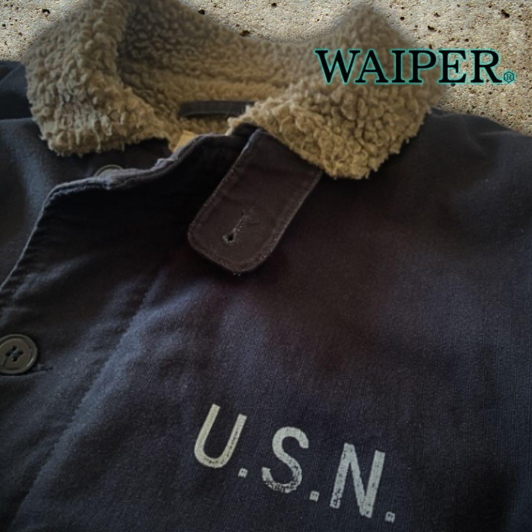 『米海軍』WAIPER.inc(ワイパーインク)N-1デッキジャケット