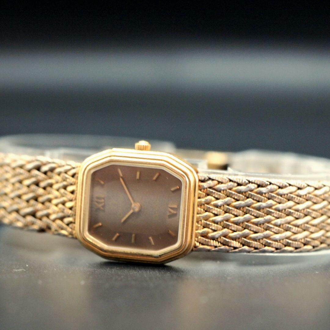 オメガ デヴィル 10K RGP ゴールド文字盤 レディース 手巻き 不動