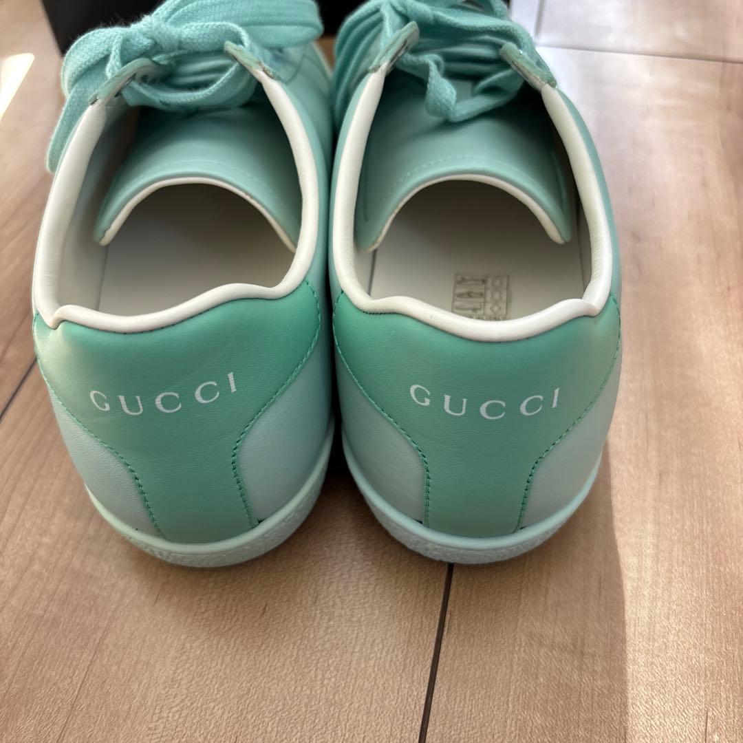 リGUCCI ミントグリーン スニーカー　新品　24センチ