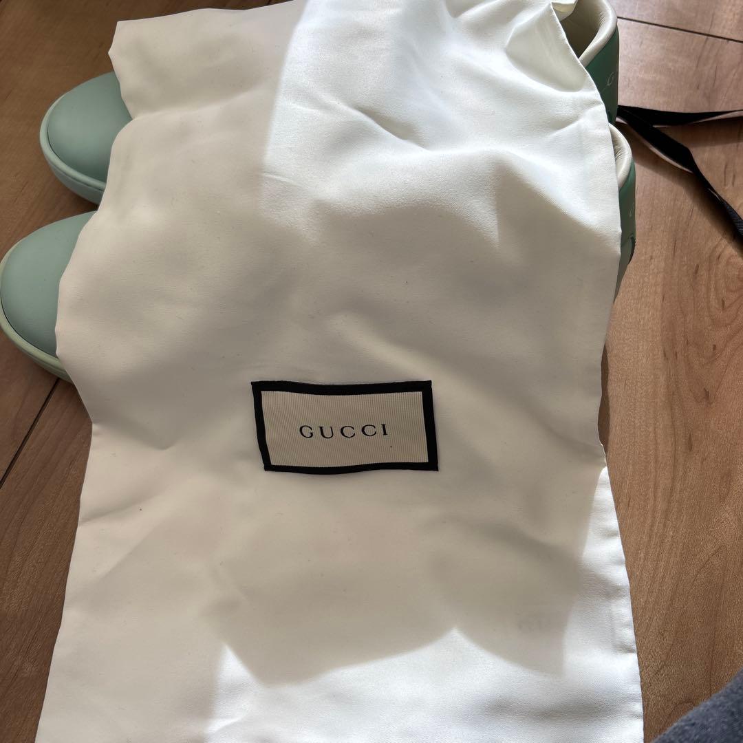 リGUCCI ミントグリーン スニーカー　新品　24センチ