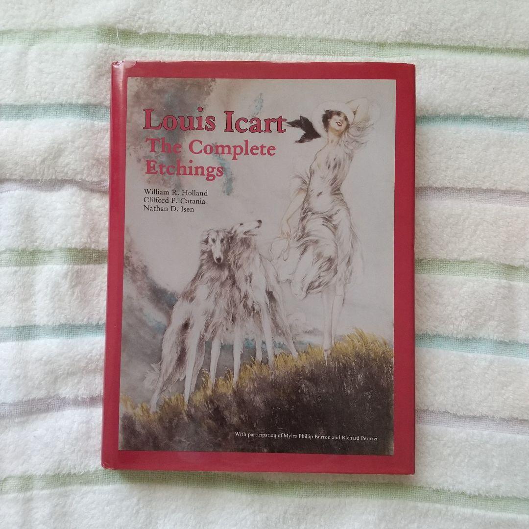 ルイ・イカール　エッチング全集　アールデコ英語版　著者サイン　大型ハードカバー