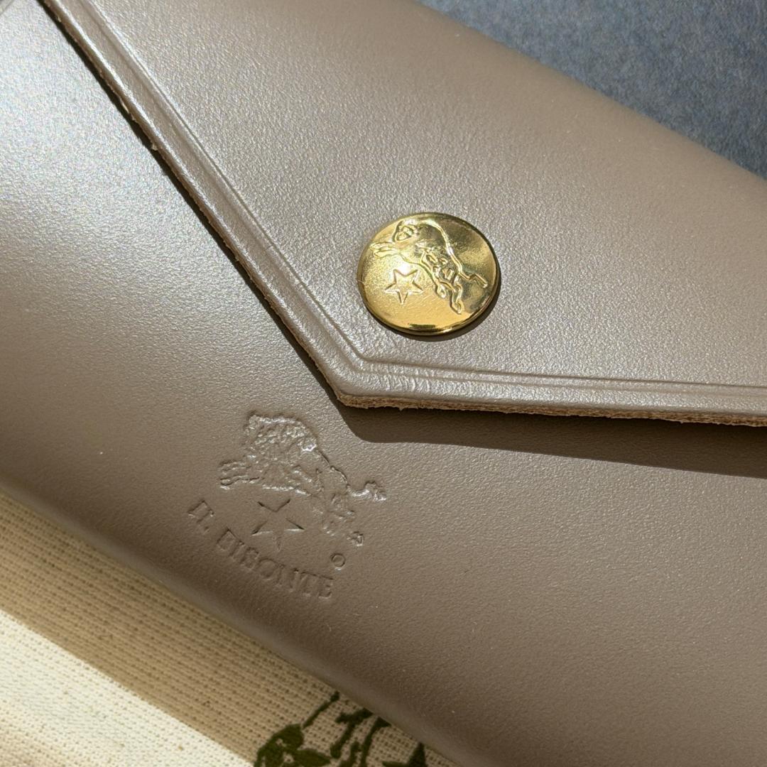 【新品未使用】イルビゾンテ キーケース グレー　ショッパーセット