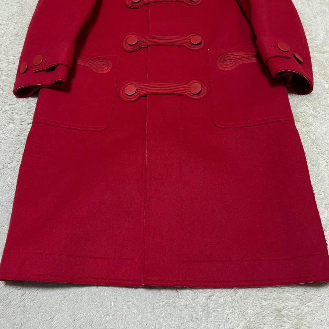 ●未使用タグ付き●MEGMIURA・メグミウラ●ダッフルコート●赤色・36サイズ