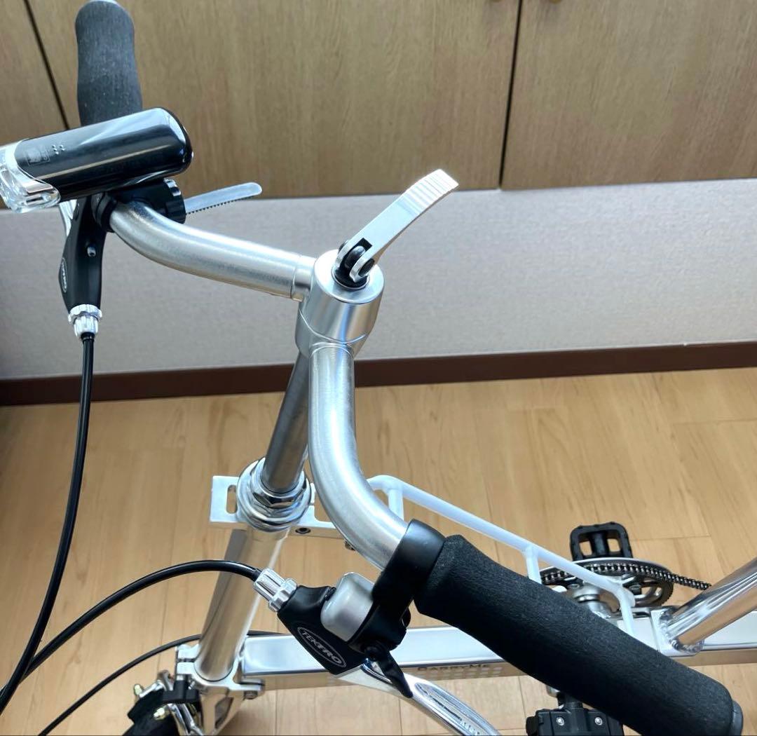 【美品】Carry me ８インチ折りたたみ自転車 シルバー