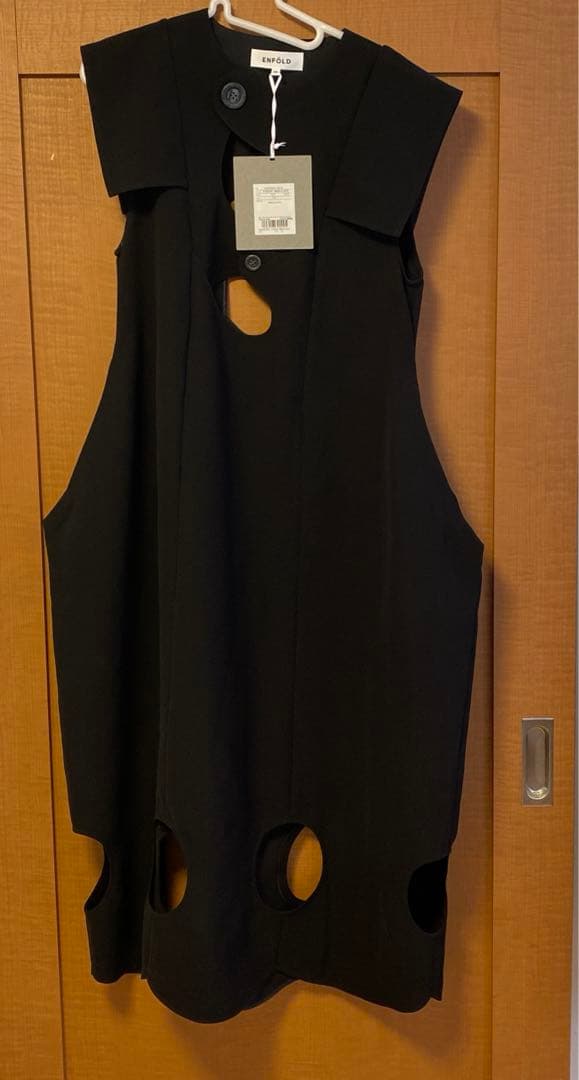 ENFOLD ワンピース　ジャンパー　スカート　ブラック　36