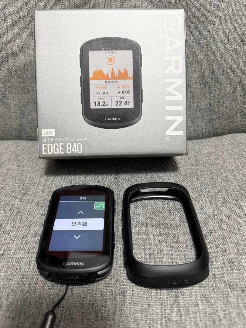 新品同様GARMIN ソーラーGPS サイクルコンピューター　EDGE 840