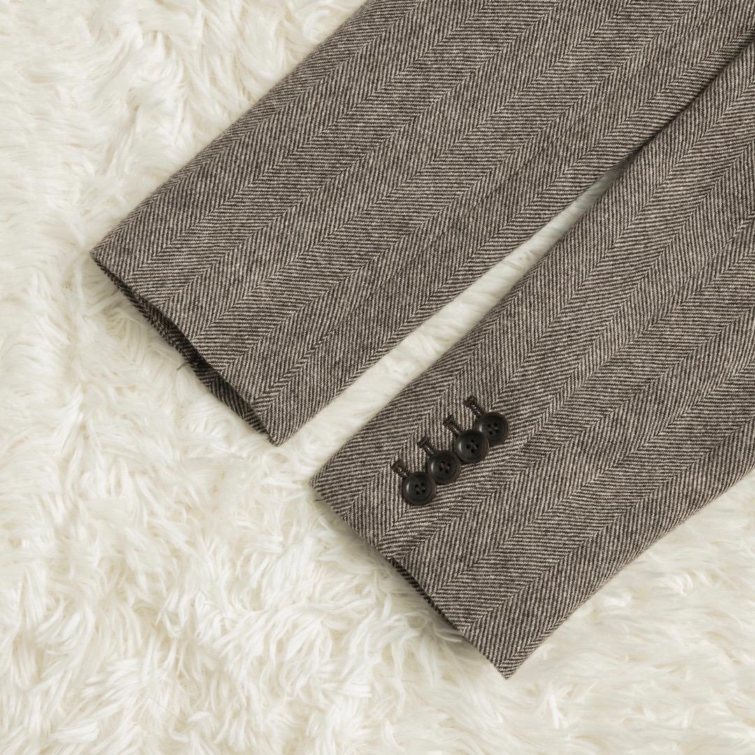 Whim Gazette 長谷川京子さんコラボ ヘリンボーンテーラードジャケット