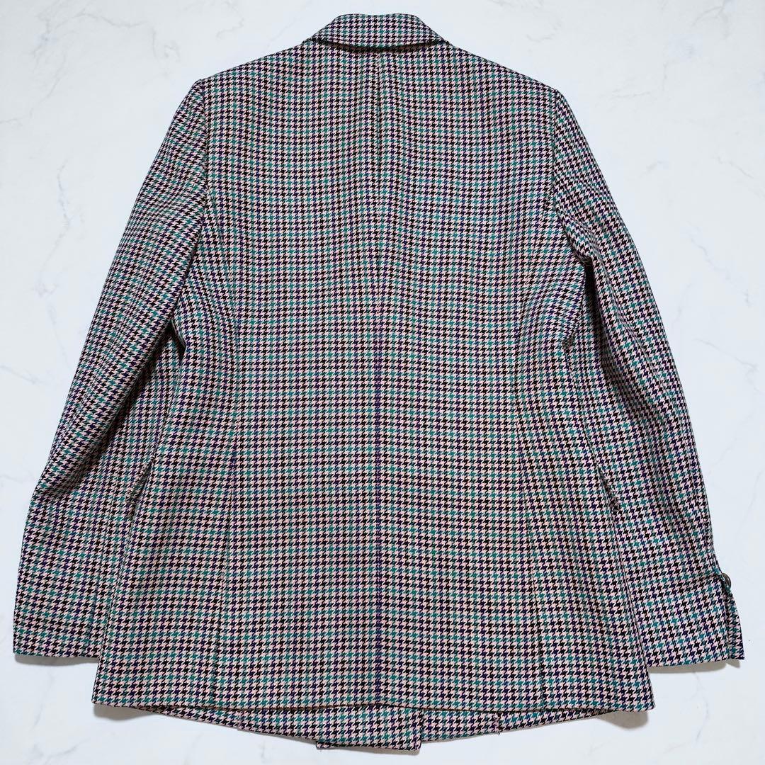 完売品✨アルアバイル リオペルカラーチェックダブルジャケット 現行品 ピンク 2