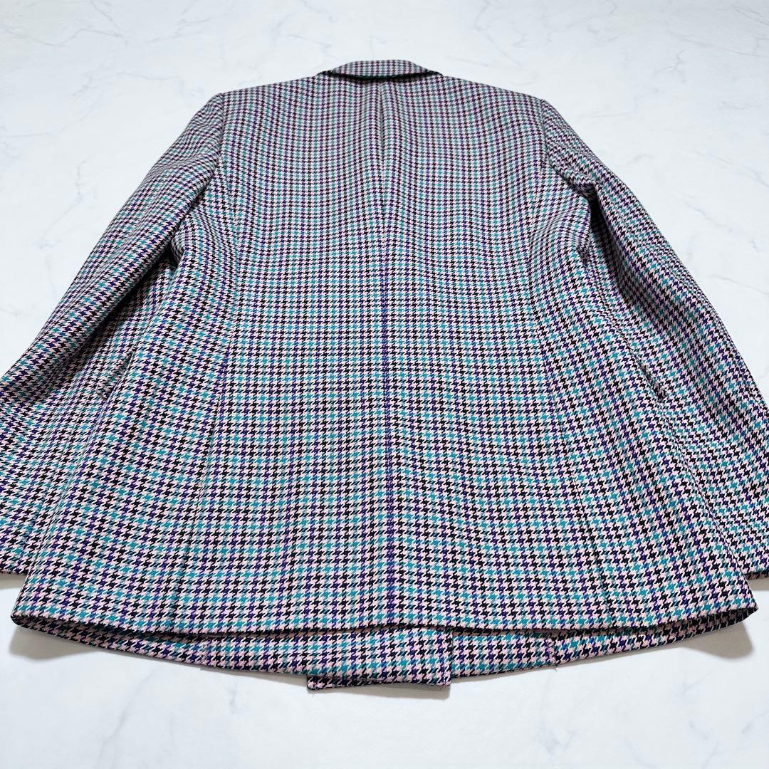 完売品✨アルアバイル リオペルカラーチェックダブルジャケット 現行品 ピンク 2