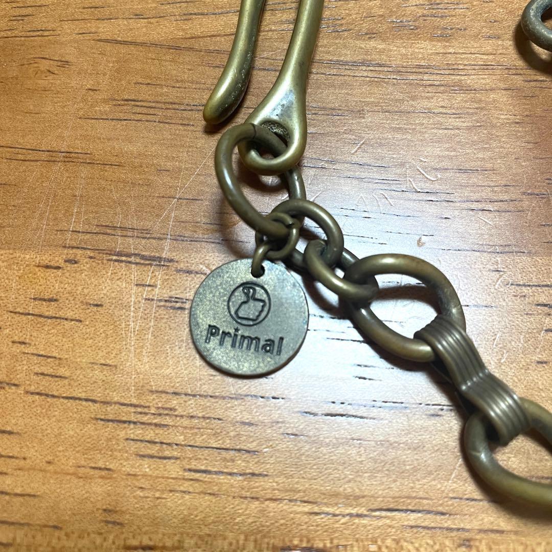 Primal ウォレットチェーン 真鍮 約65cm プライマル 水谷俊介