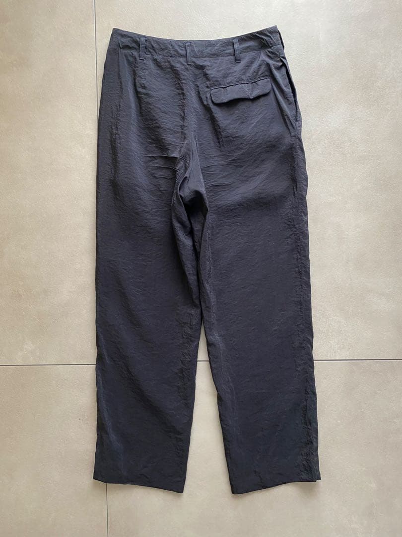 LEMAIRE シルクナイロンパンツ 46 ブラック