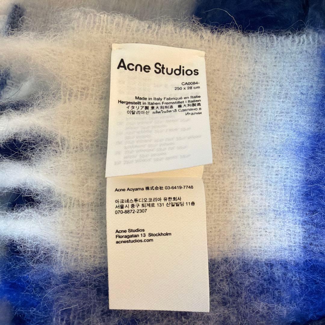 Acne Studios チェック柄マフラー 230x20cm