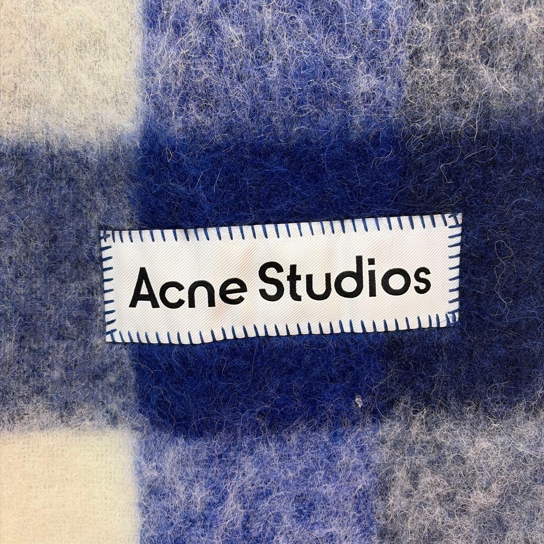 Acne Studios チェック柄マフラー 230x20cm
