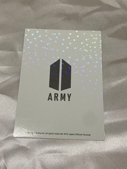 BTS ユンギ FC継続　トレカ