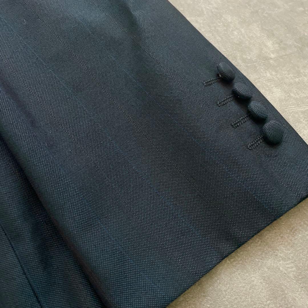 極上 シルク混 ダブルブレストスーツ × Saint Laurentネクタイ