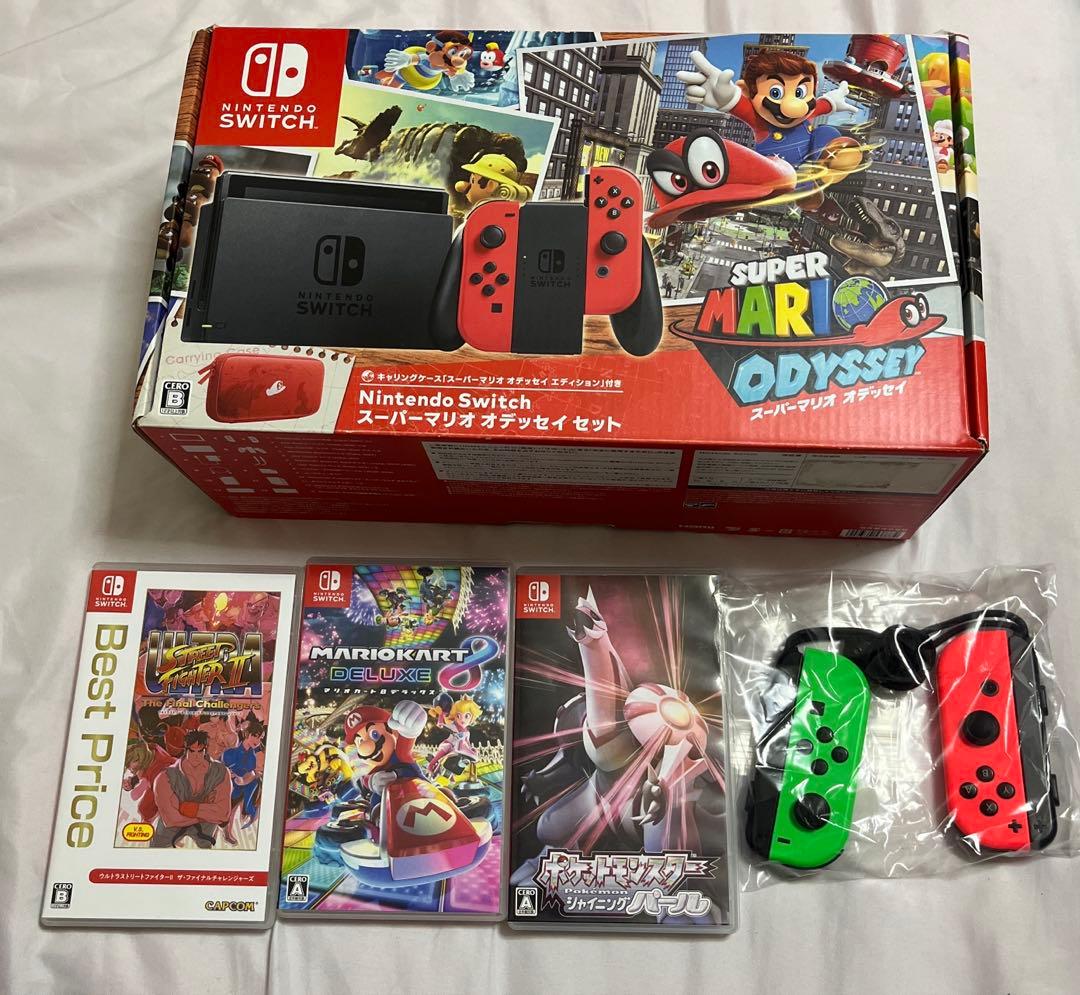 作確認済Nintendo Switchスーパーマリオオデッセイセット@ソフト