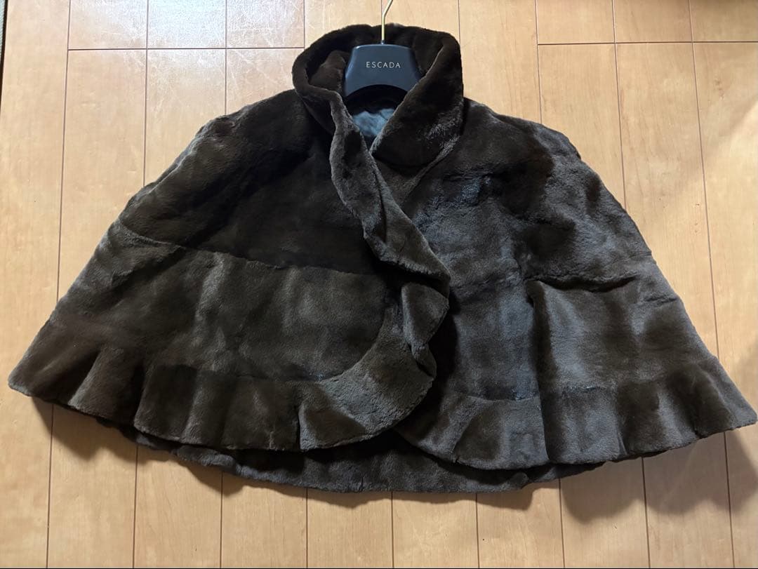 HANAE MORI シェアードミンクケープ