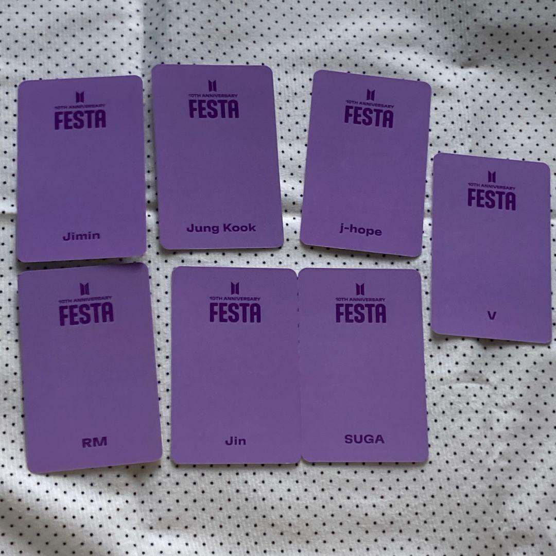 BTS 2023 FESTA ARMY 特典 ラウンジ トレカ 7枚