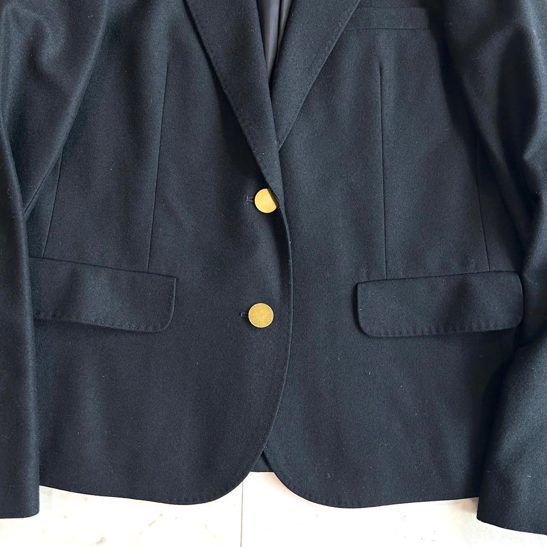 アルアバイル 金釦 テーラードジャケット シングルブレスト 黒 サイズ2