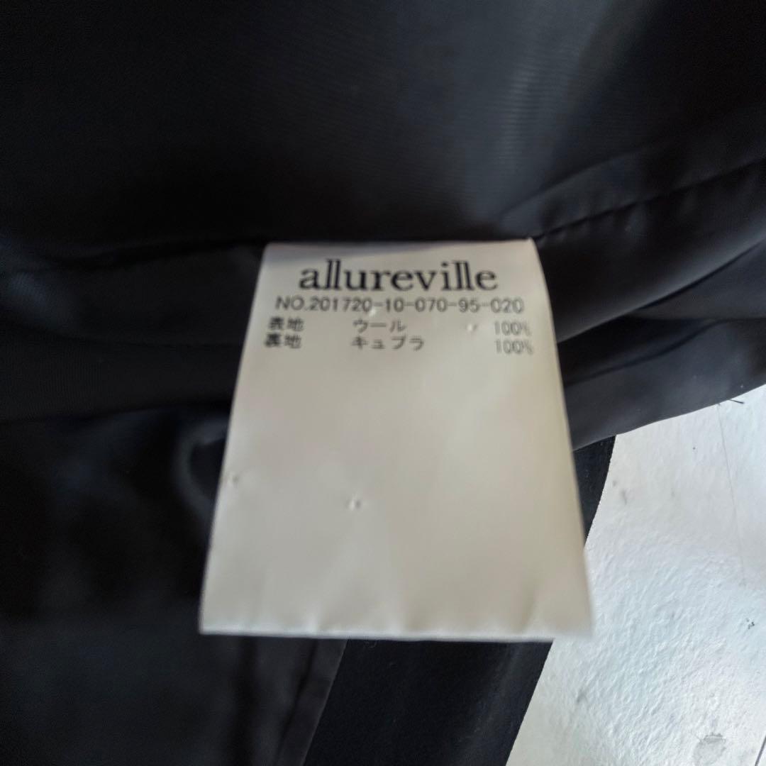 アルアバイル 金釦 テーラードジャケット シングルブレスト 黒 サイズ2