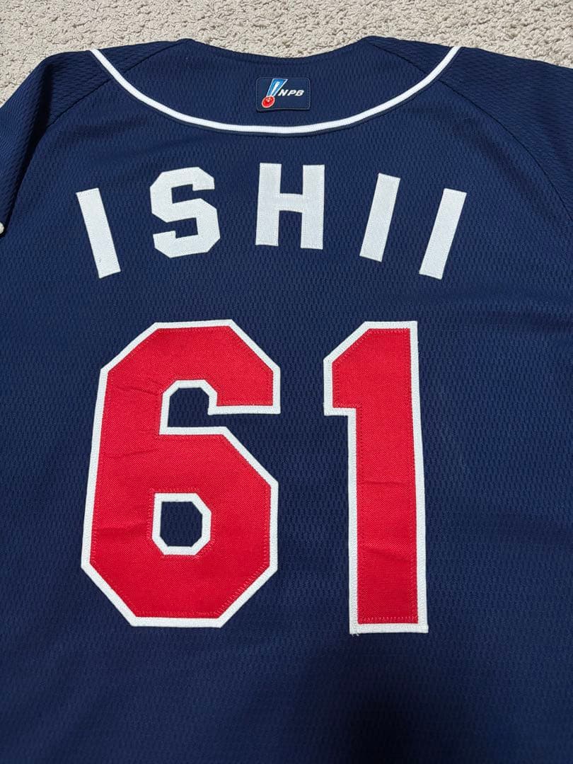 東京ヤクルトスワローズ　石井弘寿投手　デサント　プロコレ　ユニフォーム