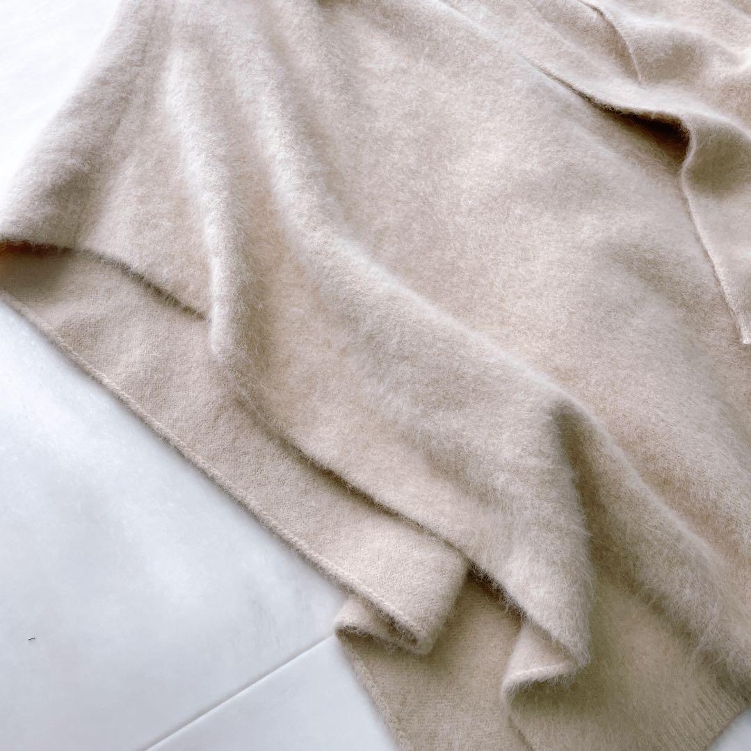 美品✨ロンハーマン ラクーンファー ポンチョ ケープ コート フード ベージュ