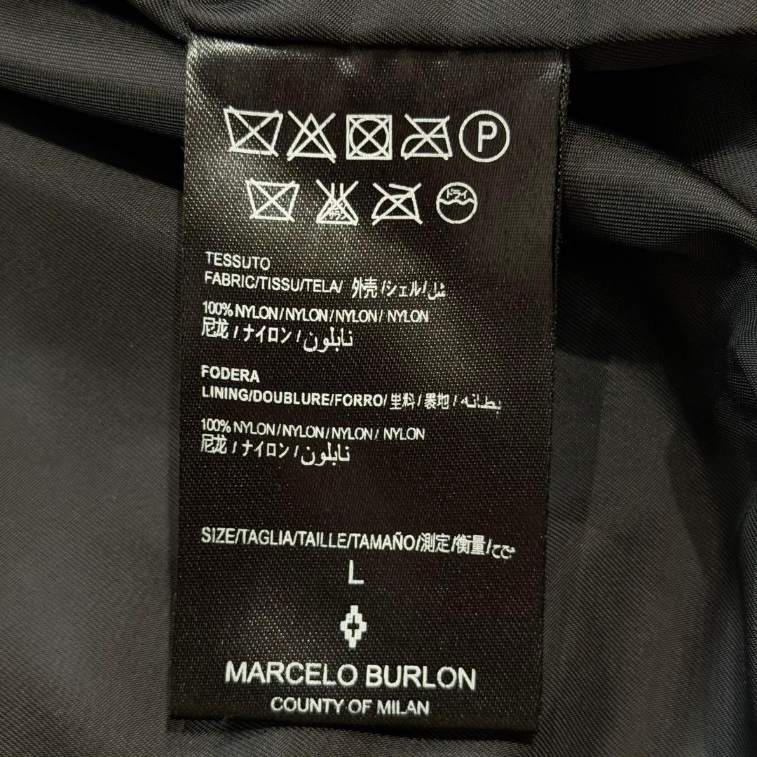 マルセロバーロン×アルファ　MA-1　ボンバージャケット　ワッペン　ブラック　L