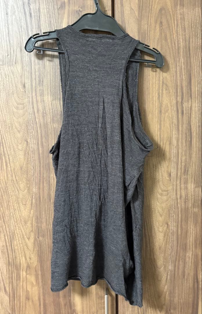 JULIUS ユリウス ディストーテッドタンクトップ 1 WOOL SILK