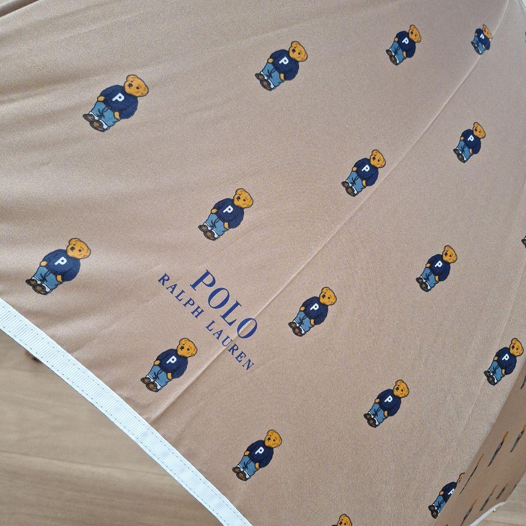 未使用 POLO ポロラルフローレン 長傘 ポロベア 総柄