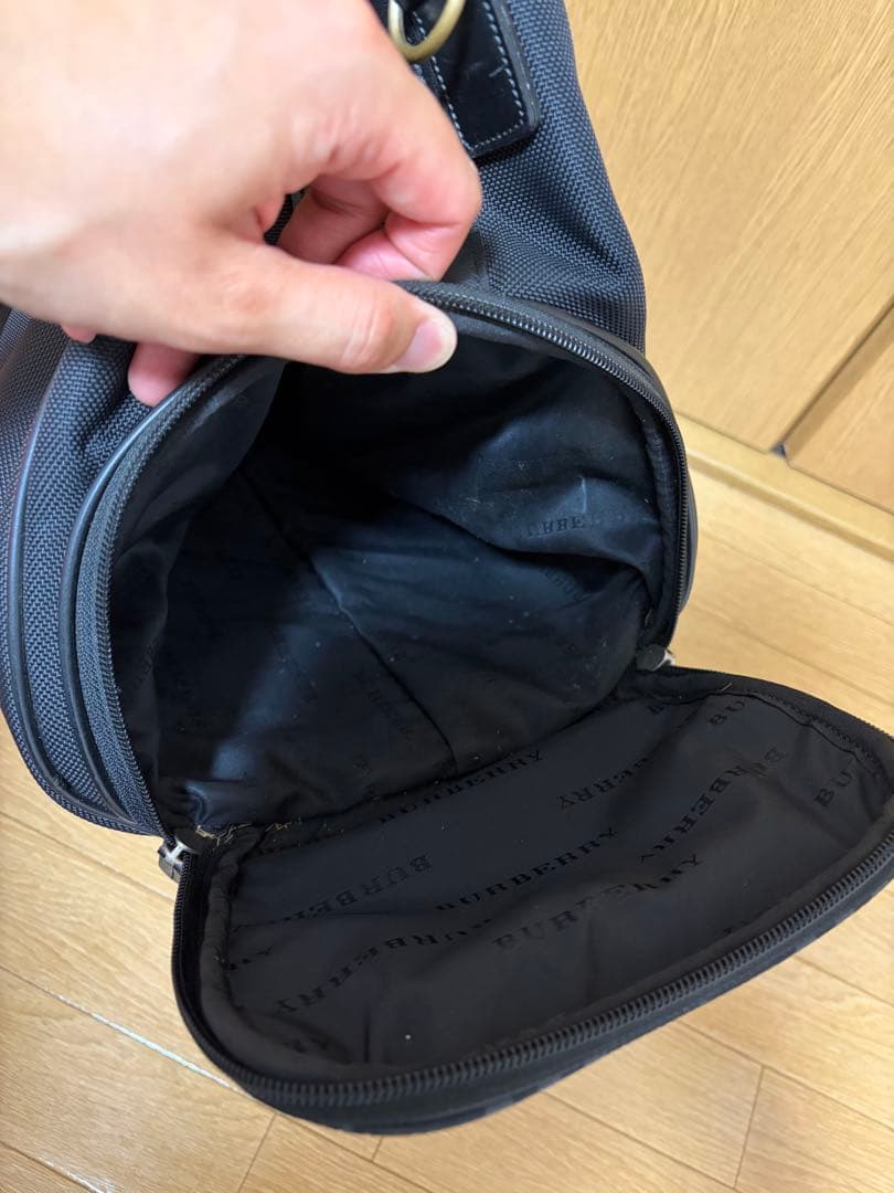 美品　BURBERRY バーバリー　ゴルフ用ボストンバッグ　大容量メンズブラック