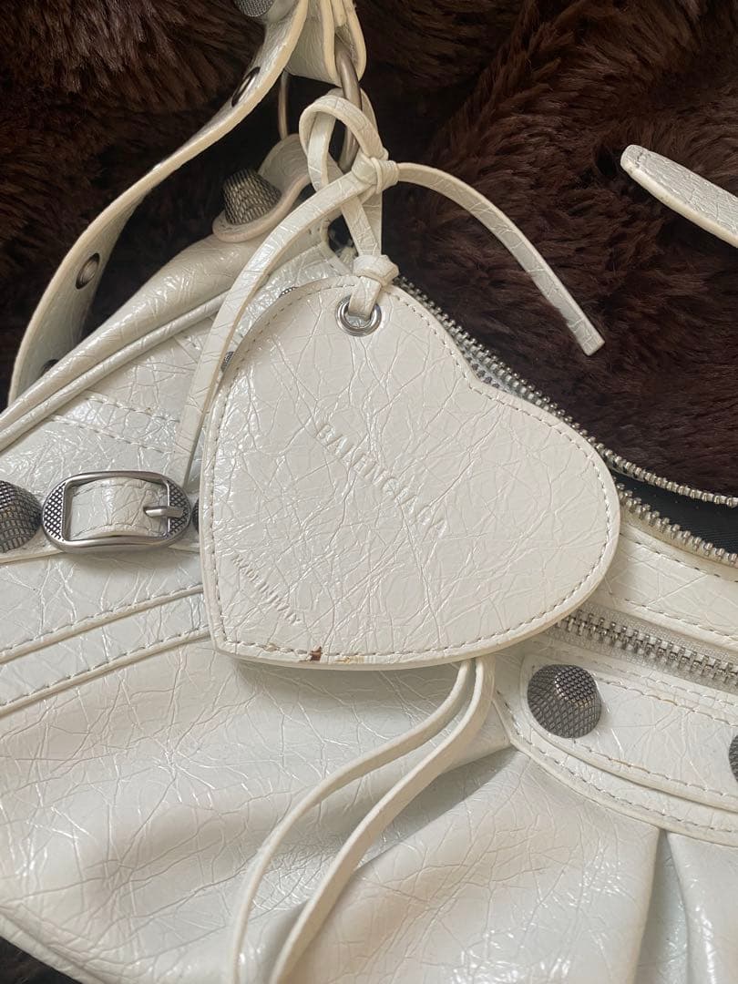 BALENCIAGA ホワイト ショルダーバッグ