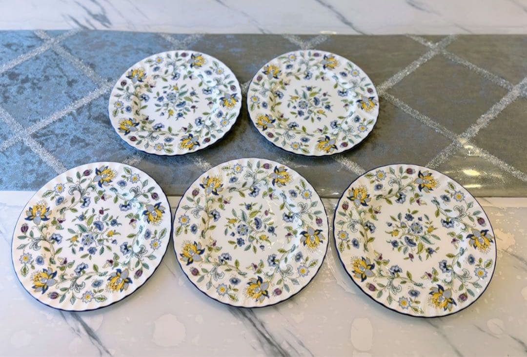MINTON　ミントン　ハドンホールブルー　お皿　5枚