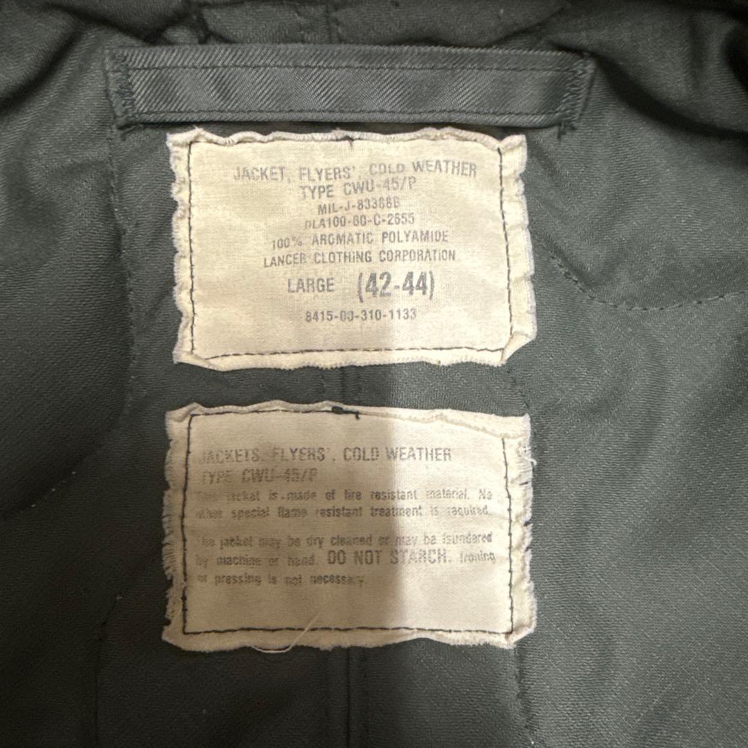 実物80年製　CWU-45/P フライトジャケット M