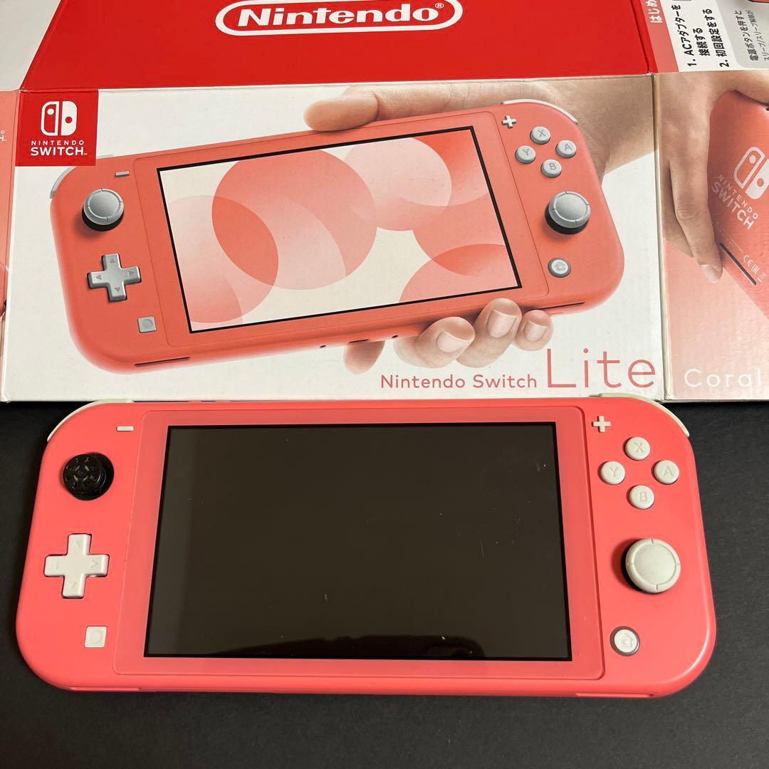 Nintendo Switch Lite コーラル 動作確認済み ジャンク