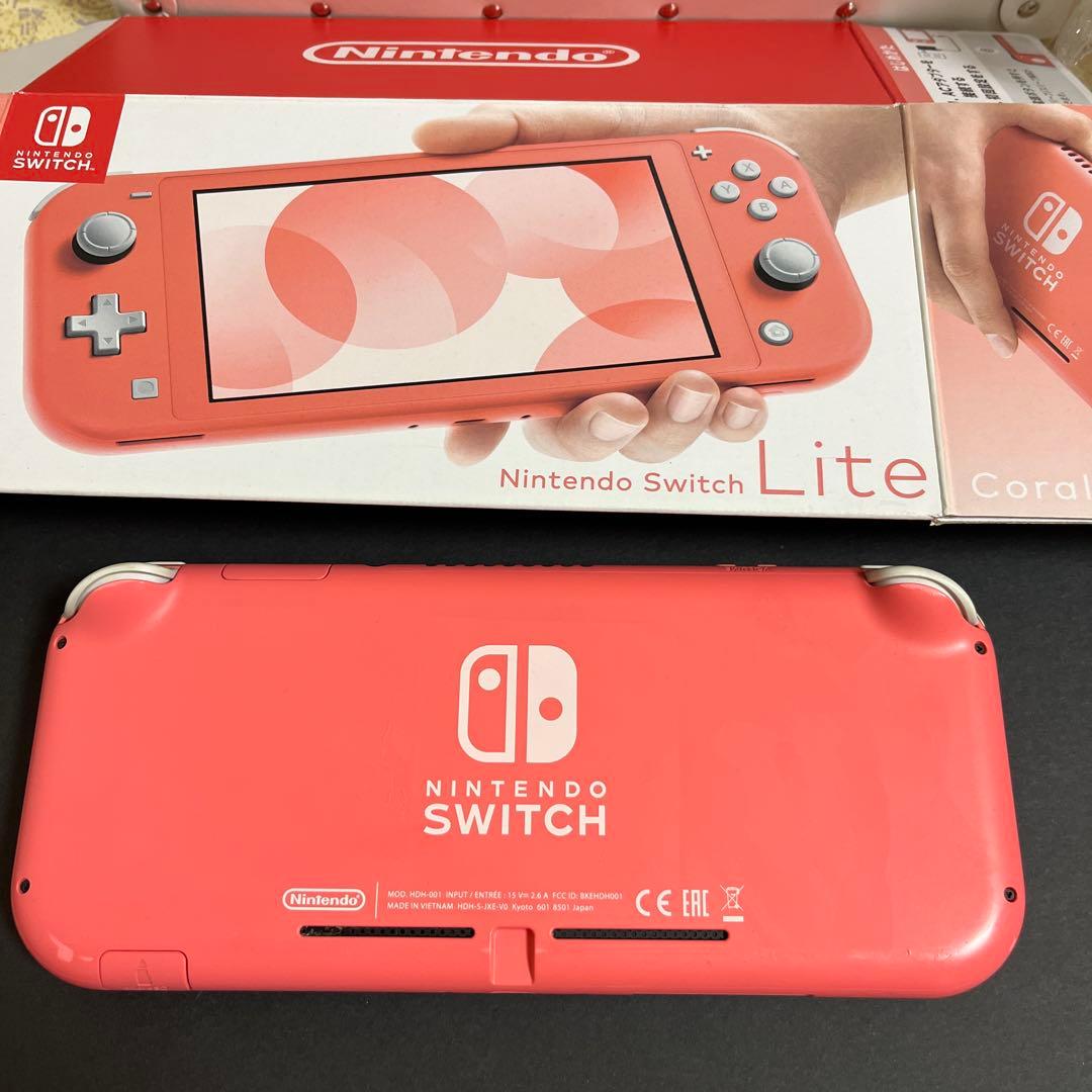 Nintendo Switch Lite コーラル 動作確認済み ジャンク