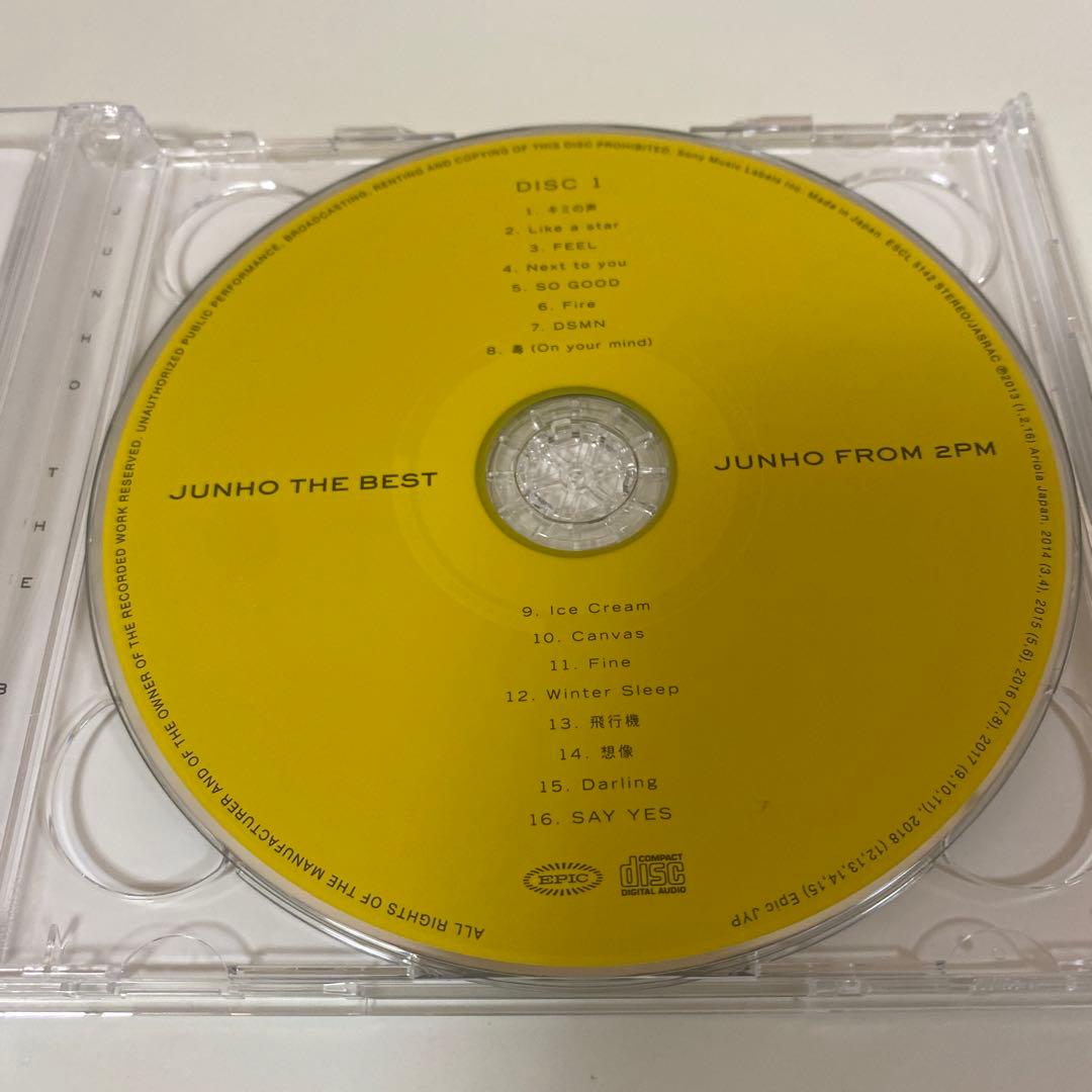 JUNHO THE BEST CD +DVD 初回生産限定盤