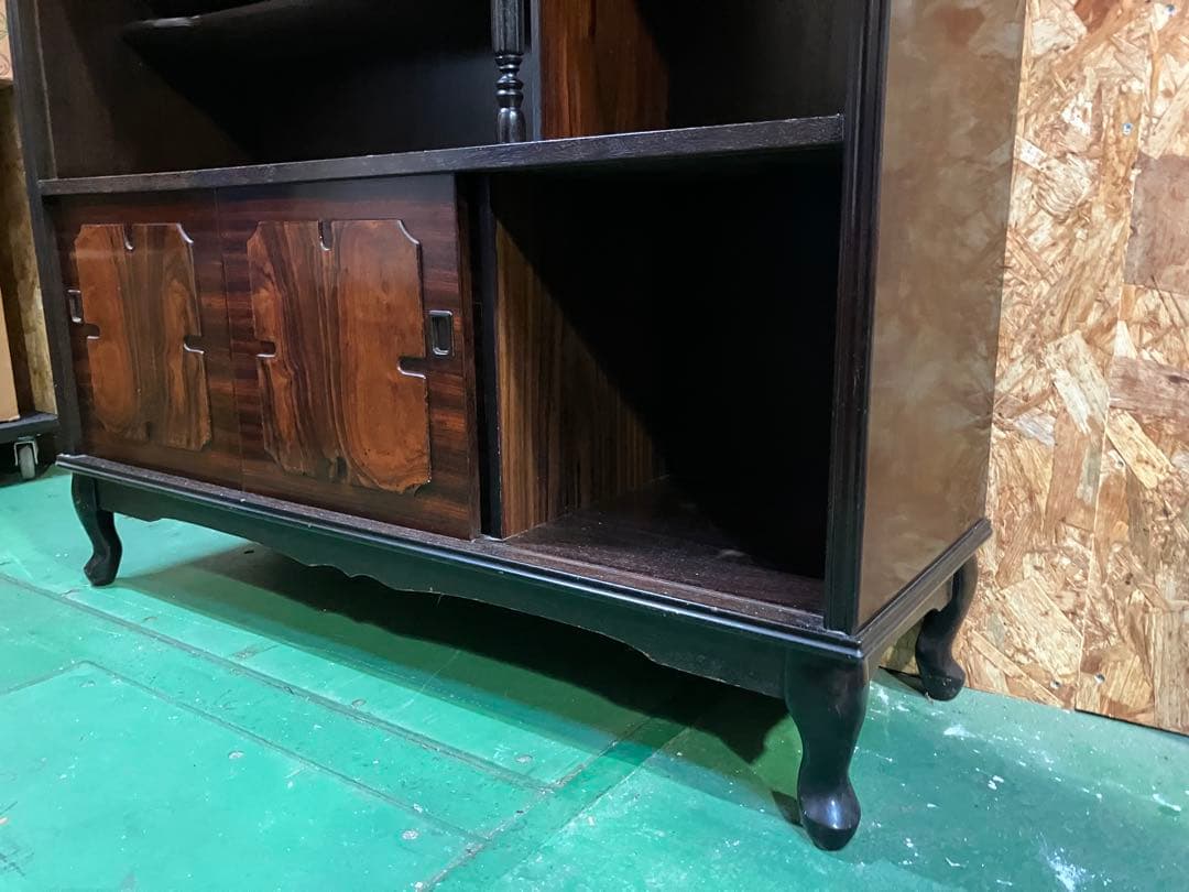 A2B86■アンティーク 猫脚サイドボード キャビネット ヴィンテージ レトロ