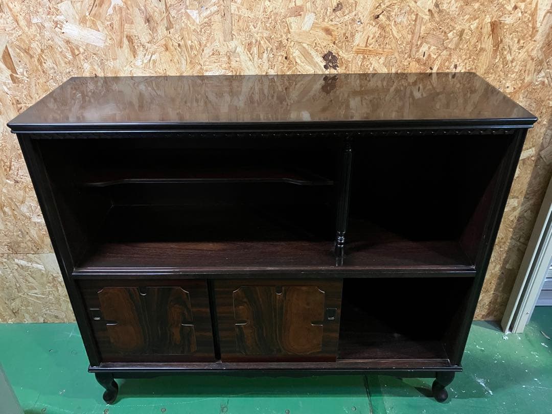 A2B86■アンティーク 猫脚サイドボード キャビネット ヴィンテージ レトロ