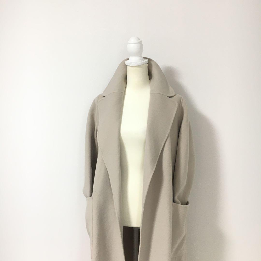 近年美品　MaxMara マックスマーラ　クチートアマーノ　ベルト　コート